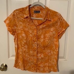 Cute orange Columbia sun shirt